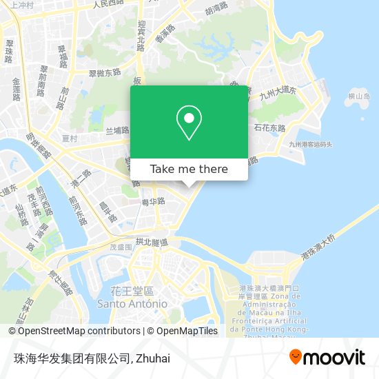 珠海华发集团有限公司 map