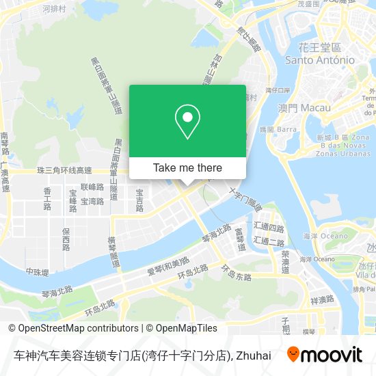 车神汽车美容连锁专门店(湾仔十字门分店) map