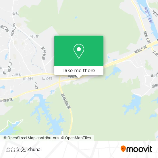 金台立交 map