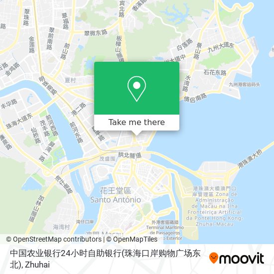 中国农业银行24小时自助银行(珠海口岸购物广场东北) map