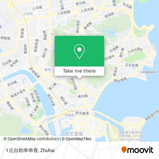 1元自助串串香 map