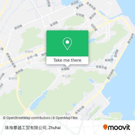 珠海攀越工贸有限公司 map