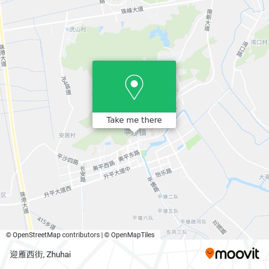 迎雁西街 map