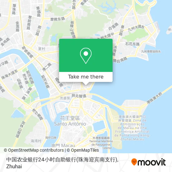 中国农业银行24小时自助银行(珠海迎宾南支行) map