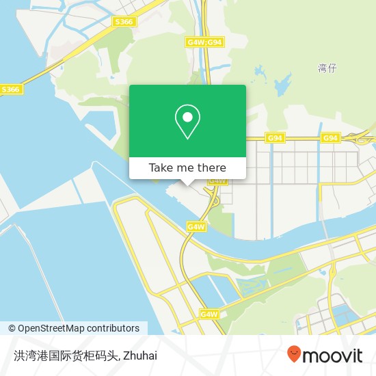 洪湾港国际货柜码头 map