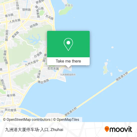九洲港大厦停车场-入口 map