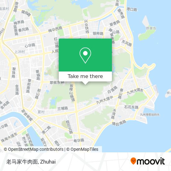 老马家牛肉面 map