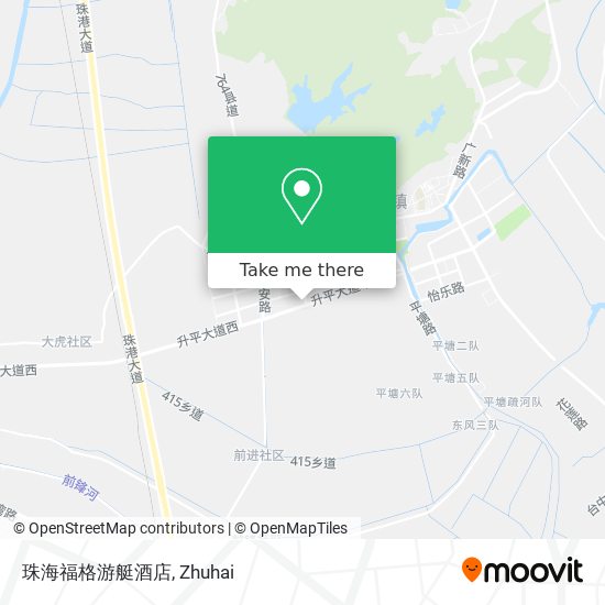 珠海福格游艇酒店 map
