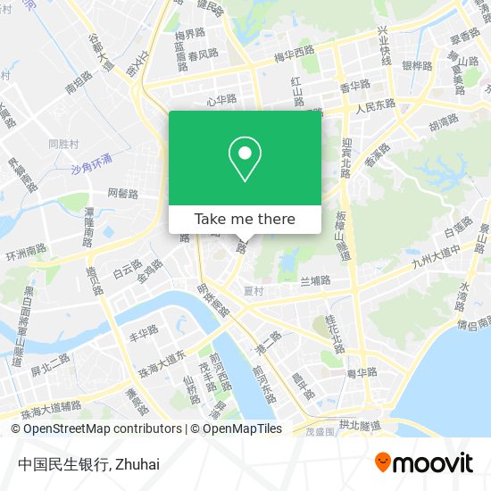 中国民生银行 map
