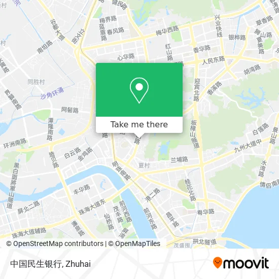 中国民生银行 map