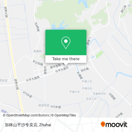 加林山平沙专卖店 map