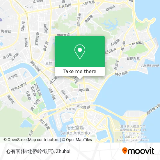 心有客(拱北侨岭街店) map