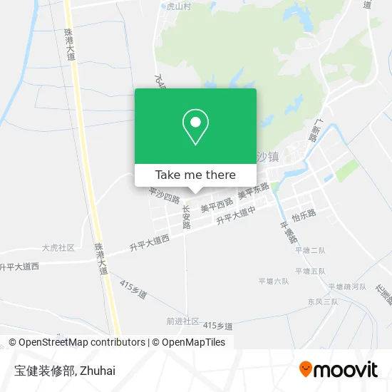 宝健装修部 map