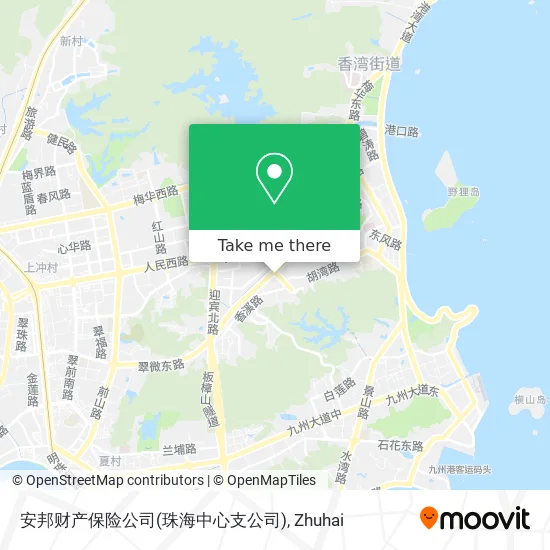 安邦财产保险公司(珠海中心支公司) map
