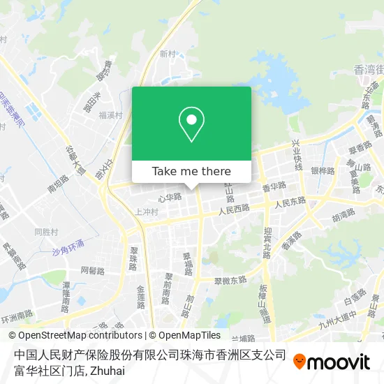中国人民财产保险股份有限公司珠海市香洲区支公司富华社区门店 map