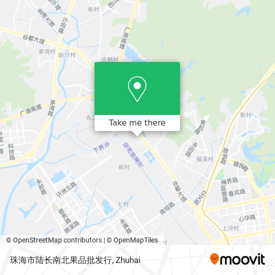 珠海市陆长南北果品批发行 map
