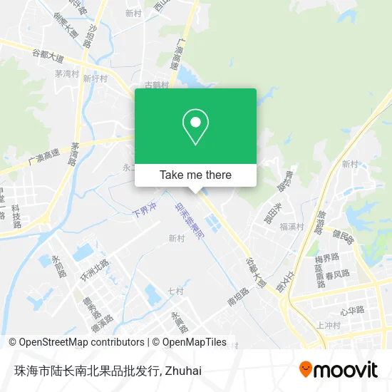 珠海市陆长南北果品批发行 map