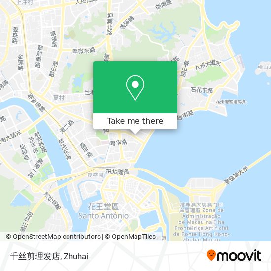 千丝剪理发店 map