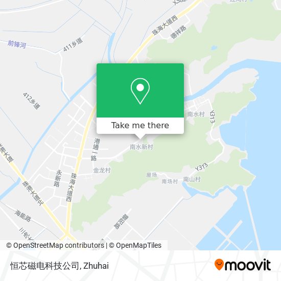 恒芯磁电科技公司 map