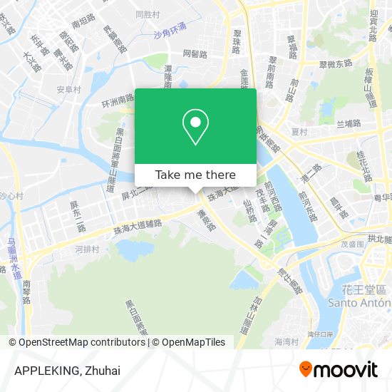 APPLEKING map