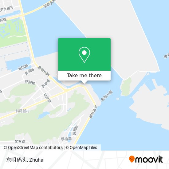 东咀码头 map