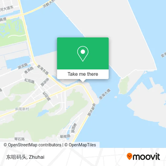东咀码头 map