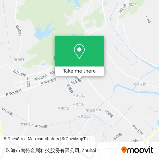 珠海市南特金属科技股份有限公司 map