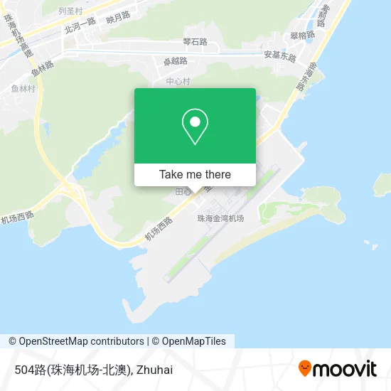 504路(珠海机场-北澳) map