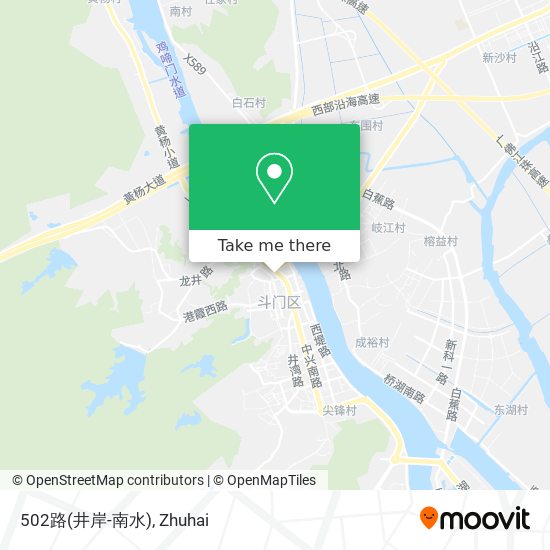 502路(井岸-南水) map