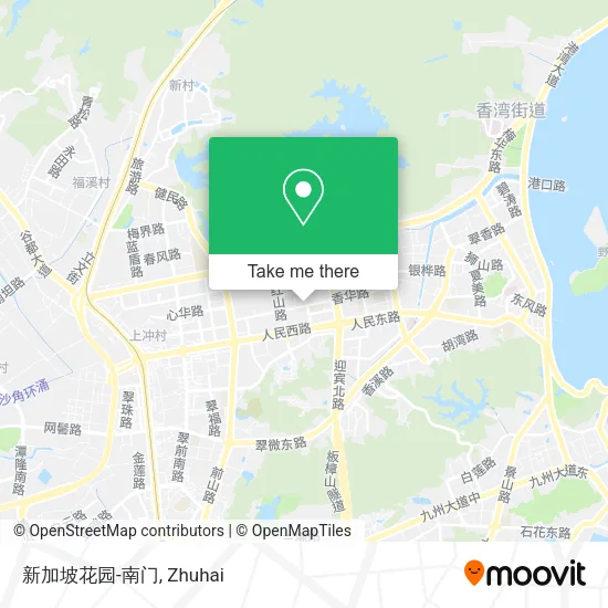 新加坡花园-南门 map