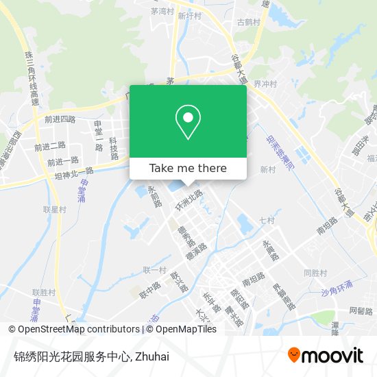 锦绣阳光花园服务中心 map