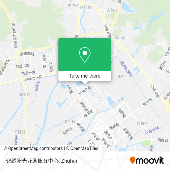锦绣阳光花园服务中心 map