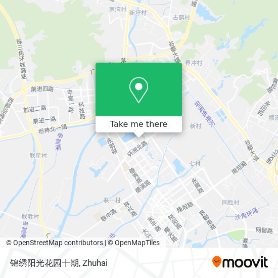锦绣阳光花园十期 map
