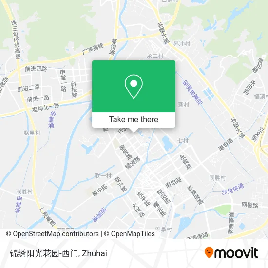 锦绣阳光花园-西门 map