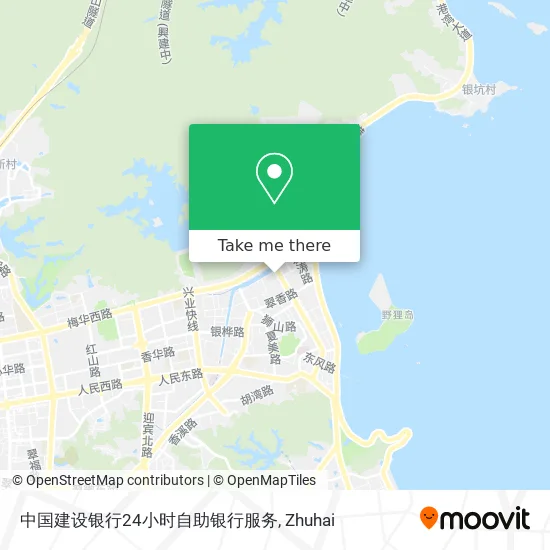 中国建设银行24小时自助银行服务 map