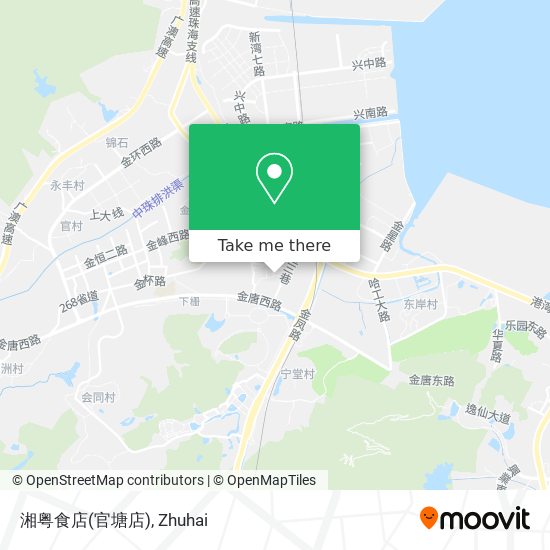 湘粤食店(官塘店) map