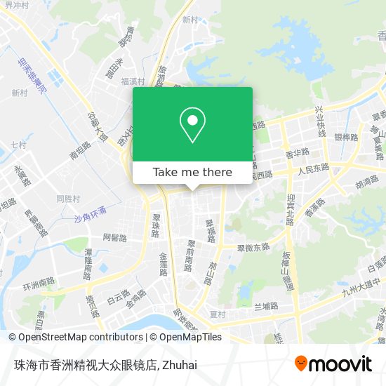 珠海市香洲精视大众眼镜店 map