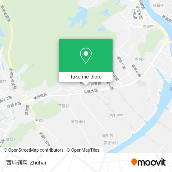 西埔领寓 map