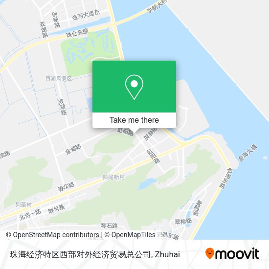 珠海经济特区西部对外经济贸易总公司 map