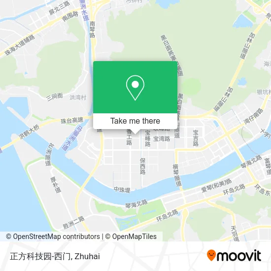 正方科技园-西门 map