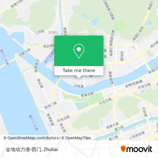 金地动力港-西门 map