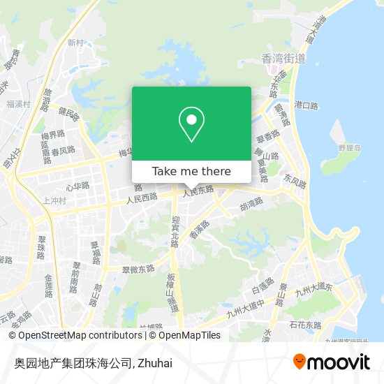 奥园地产集团珠海公司 map