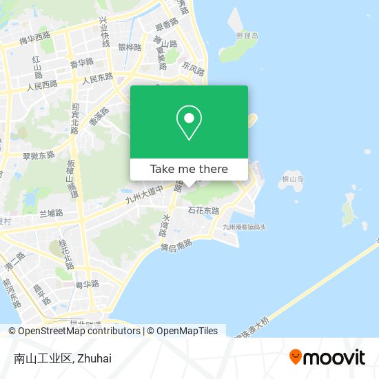 南山工业区 map