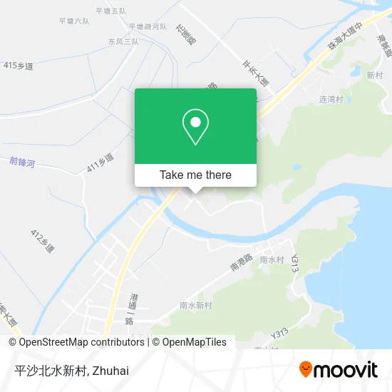 平沙北水新村 map