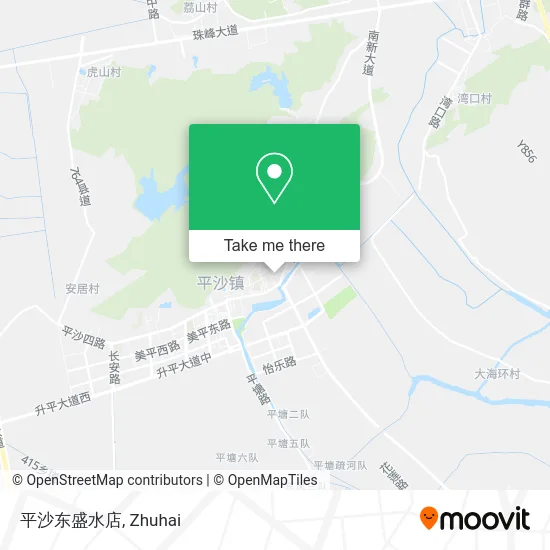 平沙东盛水店 map