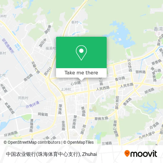 中国农业银行(珠海体育中心支行) map