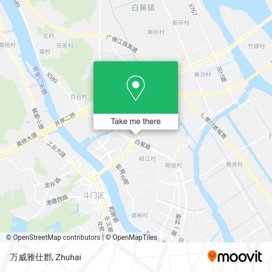 万威雅仕郡 map