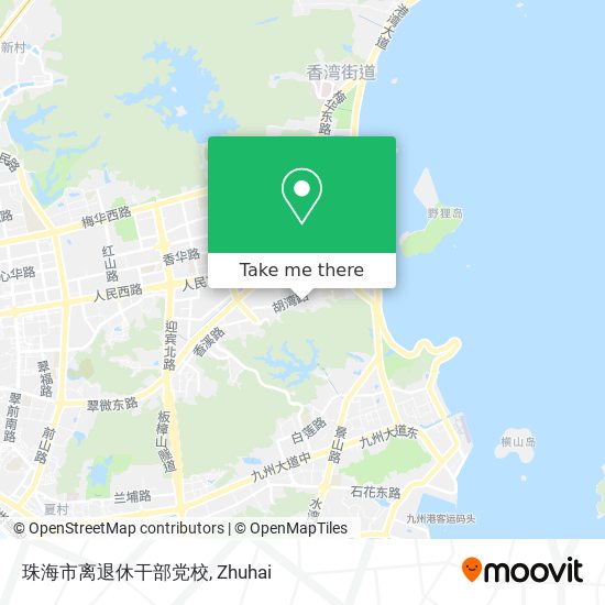 珠海市离退休干部党校 map