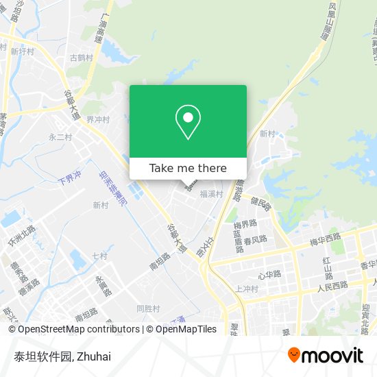 泰坦软件园 map
