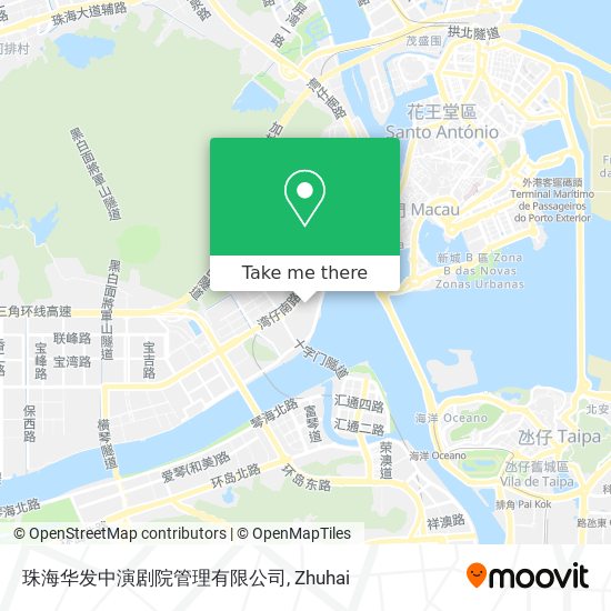 珠海华发中演剧院管理有限公司 map
